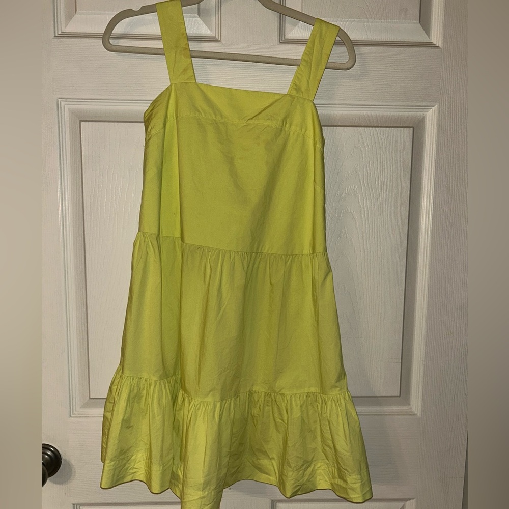 LOFT Beach Neon Bow Tie Back Dress